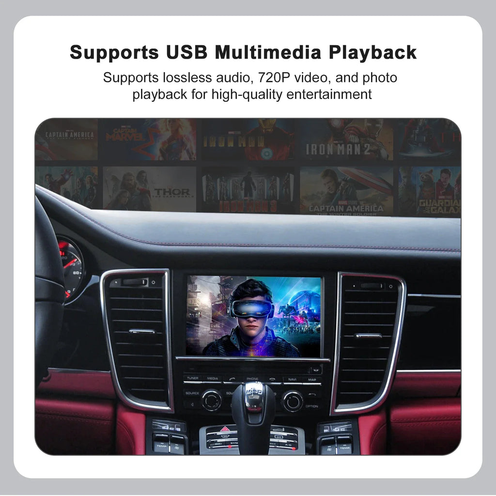 for Porsche PCM3.1 Panamera Cayenne Cayman Macan 911 991 718 Accessory Wireless CarPlay An
