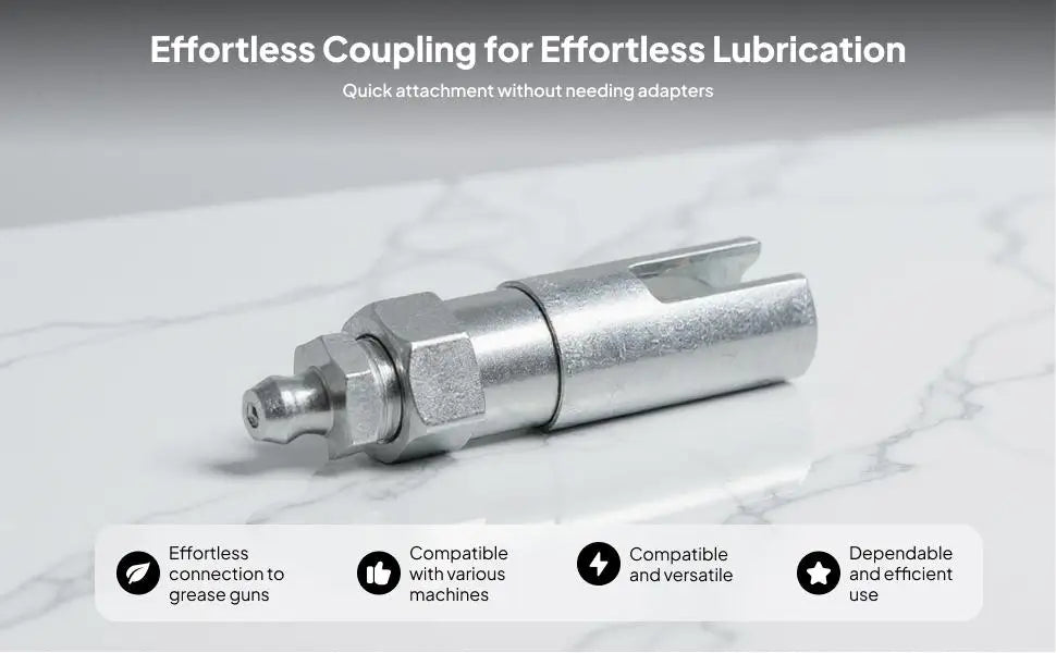 90 Degree Grease Coupler Right Angle Durable Push on Slotted Grease Coupler - Automotive LED Light