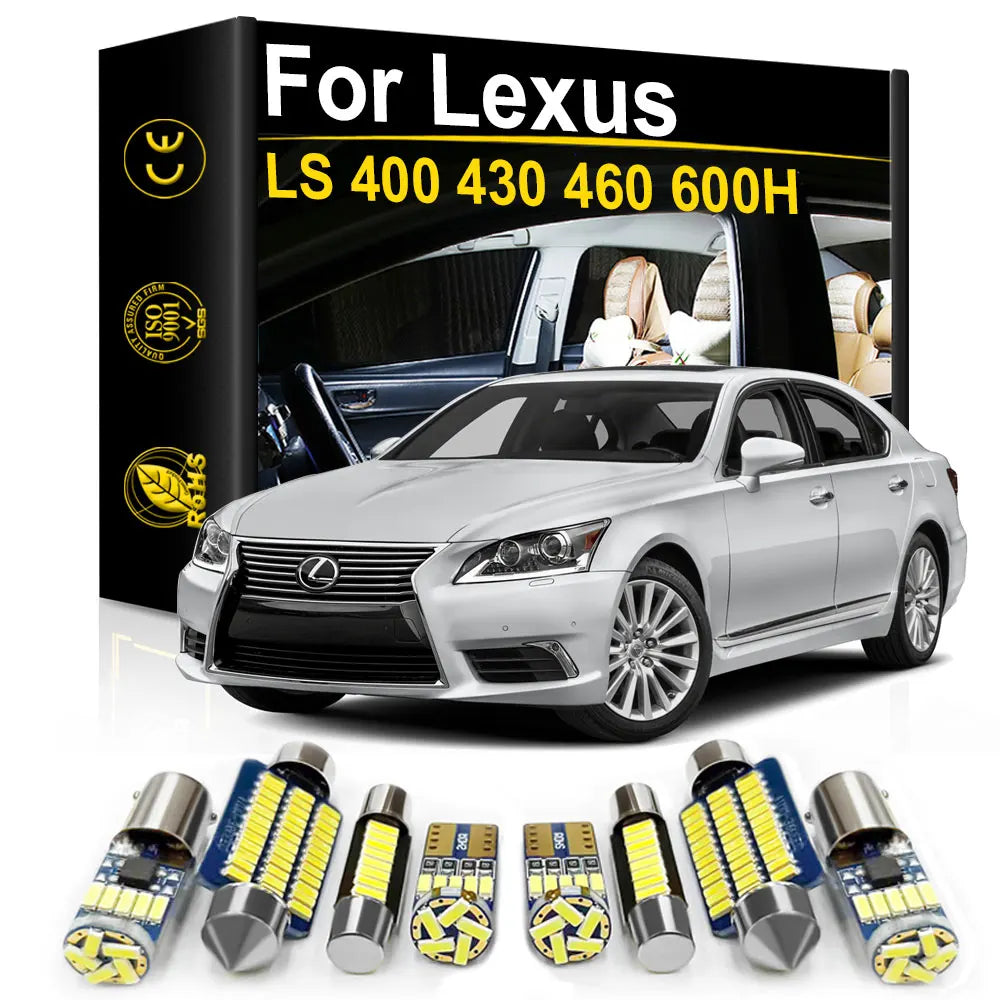 LED Interior Light Kit for Lexus LS460 LS460L LS600H LS430 LS400 LS500 - Canbus Error-Free Bulbs | AUTOKITSHOP