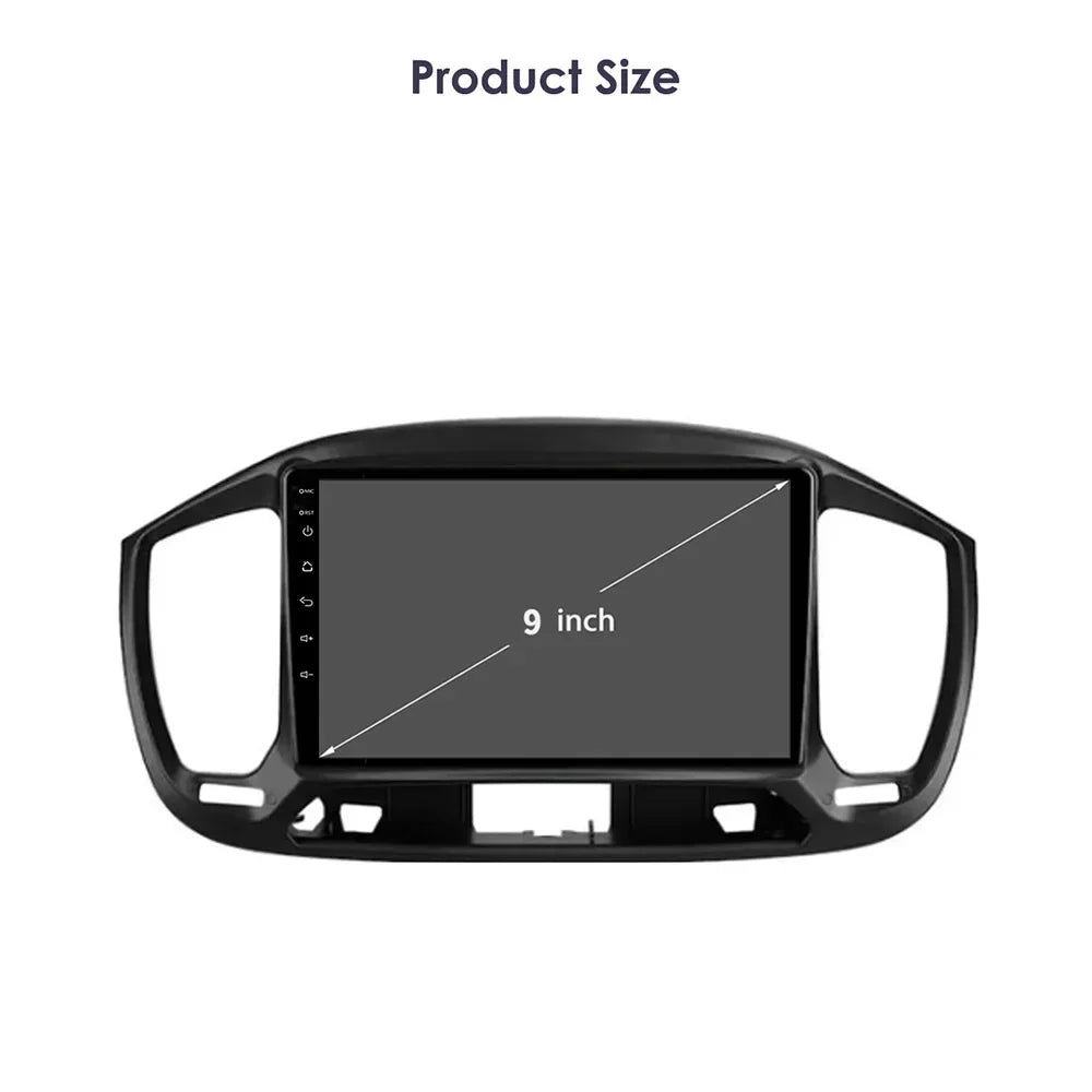Android 14 For Fiat Uno 2014-2020 Car Radio 4G GPS Wireless Bluetooth Carplay Android Auto