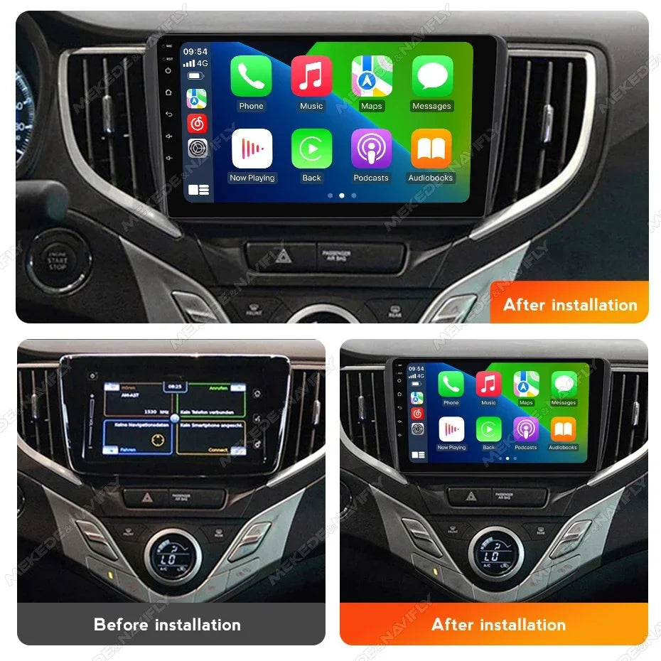 Wireless Carplay Android 14 Car Radio Stereo for Suzuki Baleno 2016 2017 2018 2019 GPS Nav | AUTOKITSHOP