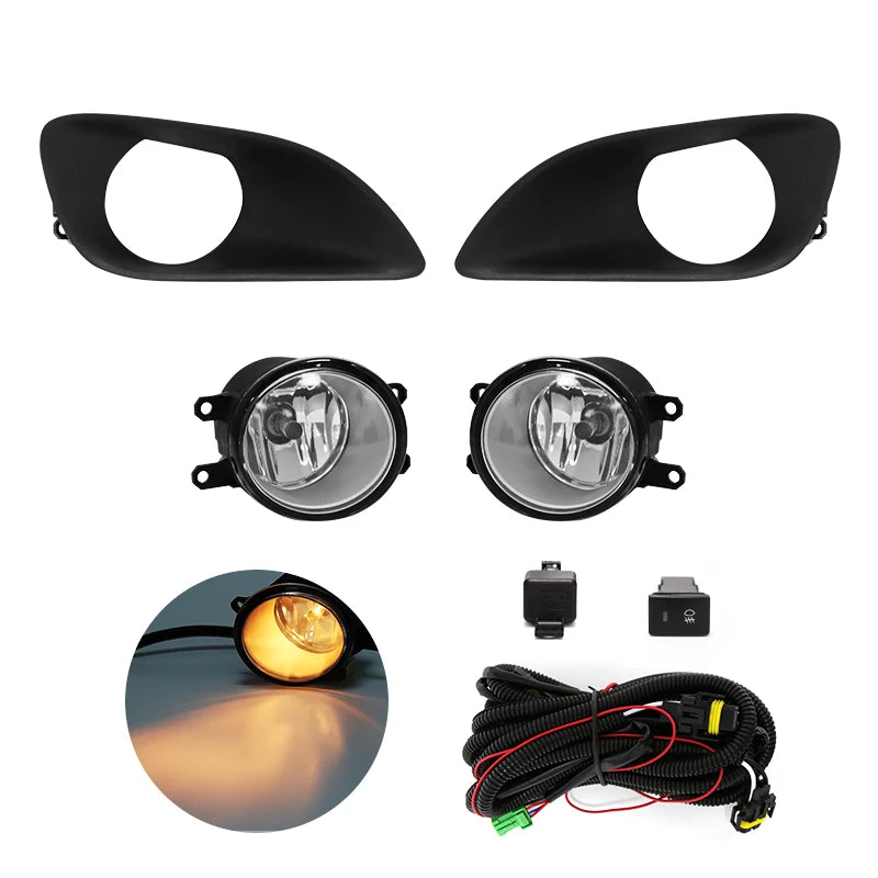 Led Fog Lamp for Toyota Yaris Vios Belta Hatchback Sedan 2007 2008 2009 2010 2011 DRL Dayt | AUTOKITSHOP