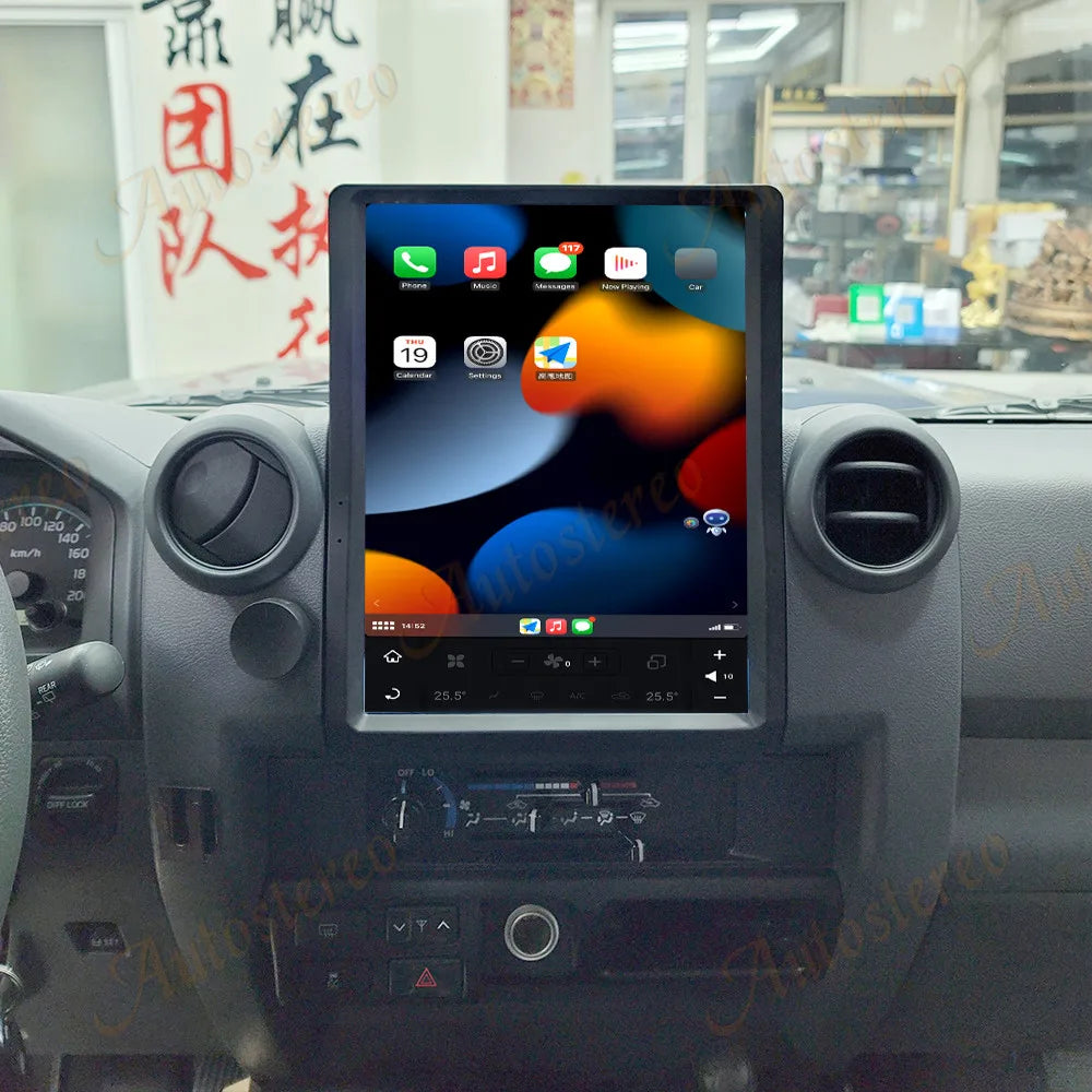 13 Inch Android 13 For Toyota Land Cruiser LC76 LC79 LC70 LC75 Tesla Radio Car Multimedia