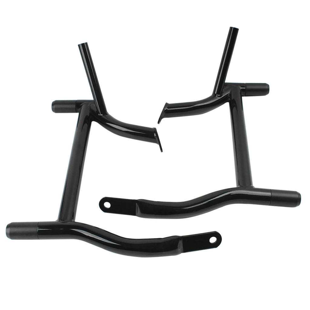 Motorcycle Black Saddlebag Guard Rails Bag Guards For Harley Road Glide Street Glide Road King E - Automotive LED Light