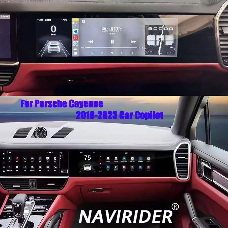 Upgraded For Porsche Cayenne 2018-2023 Car Copilot Carplay Android Screen GPS Navigation M | AUTOKITSHOP