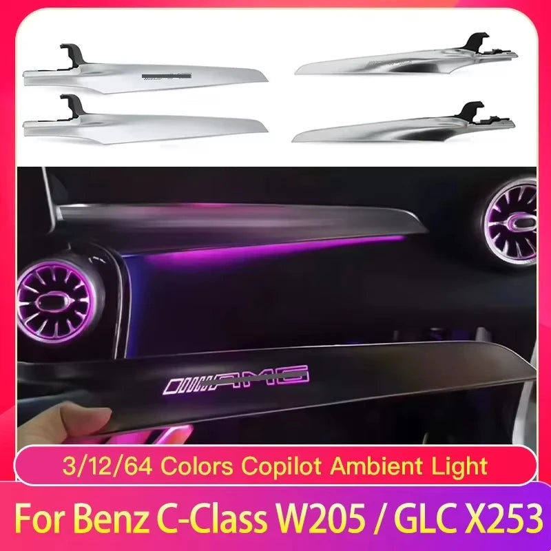 W205/X253 for Mercedes-Benz Upgraded luxury modification co-pilot neon light,co-driver LED | AUTOKITSHOP