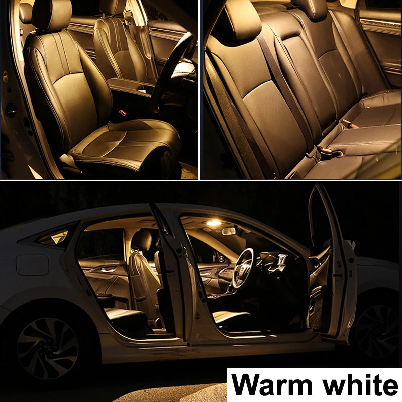 LED Interior Light Kit for Nissan Primera P10 P11 P12 W10 WP11 WP12 Sedan Hatchback Wagon 1990-2007 - Canbus Dome Map...