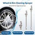 Universal High Pressure Car Wash Gun with 1/4 Quick Plug, Rotating Spray Nozzle Extension Pole f - Automotive LED Light