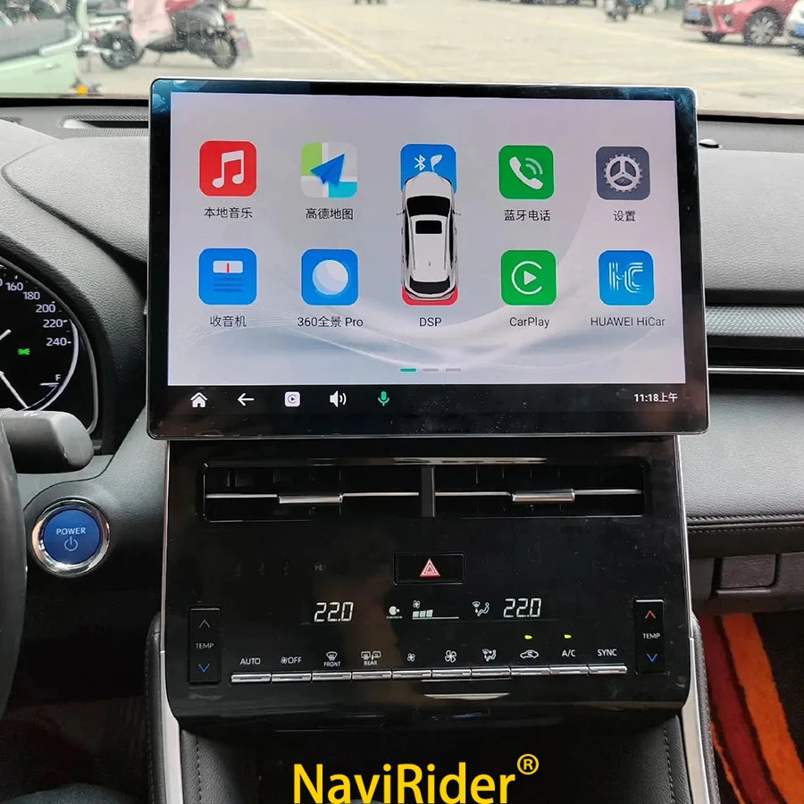 For Toyota Avalon 2019 2020 2021 2022 256GB Android 14 Qled Screen Car Multimedia Video Pl