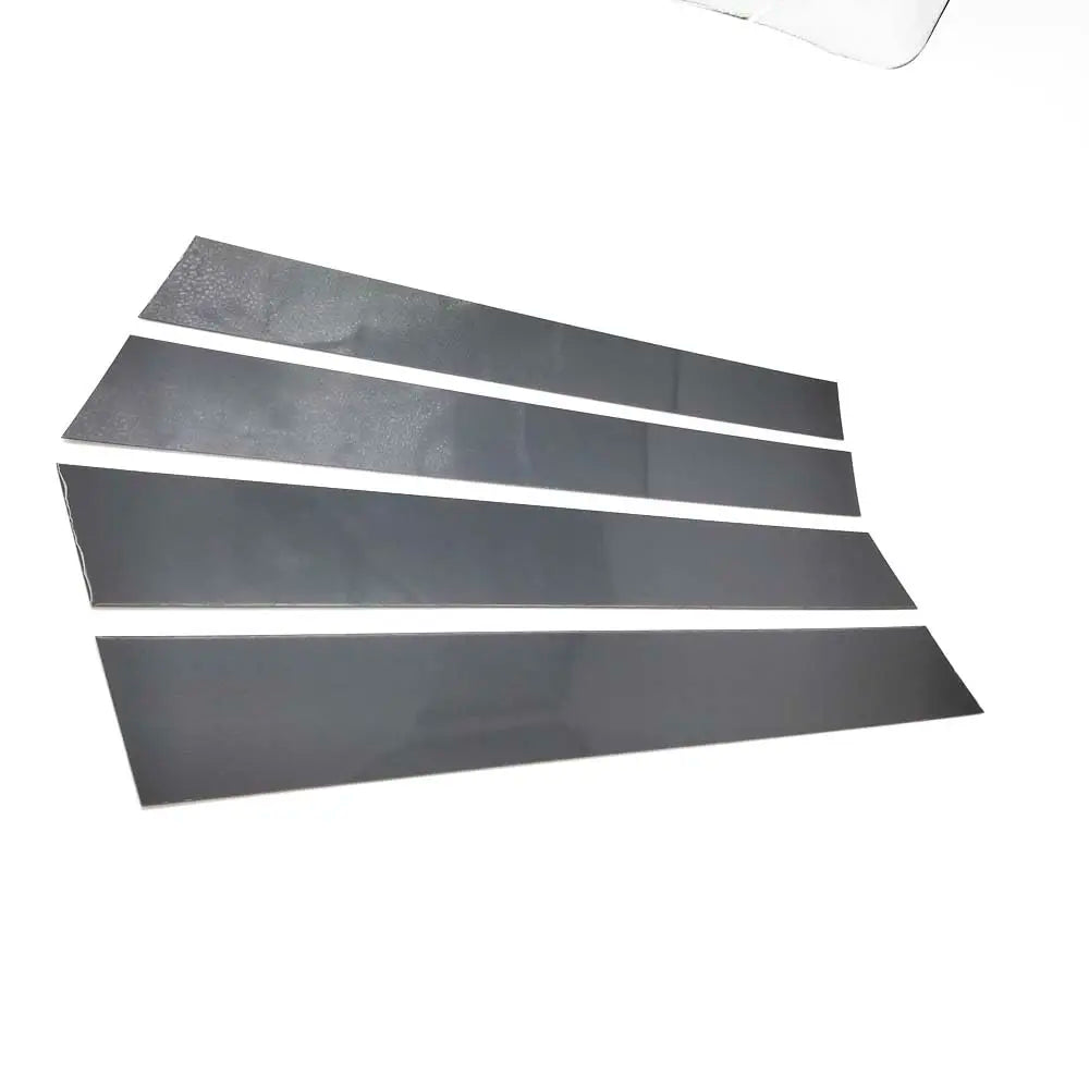 Pillar Posts Door Window Trim Cover Kit Glossy Piano Black for Fiesta
