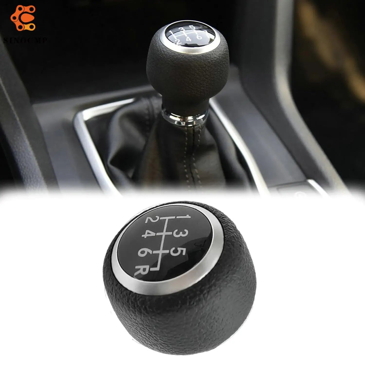 Car Gear Stick Shifter Shift Knob Ball Type Black 54102-TBA-L02ZB For Honda Civic 2016-201