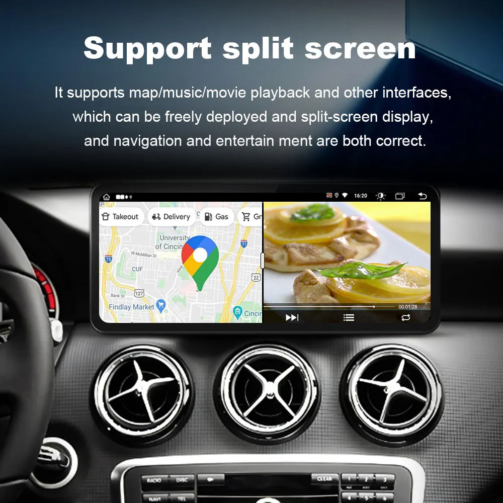 Android 14 Wireless CarPlay For Mercedes Benz G Class 2013-2018 Multimedia Player Navigati