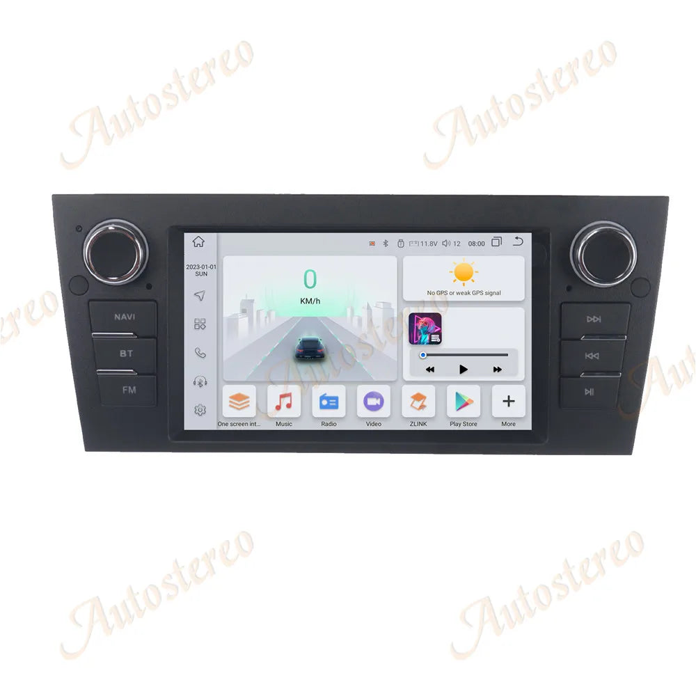 Android 14 Carplay For BMW 3 E90 E91 E92 2005-2012 Car GPS navigation Head Unit Multimedia