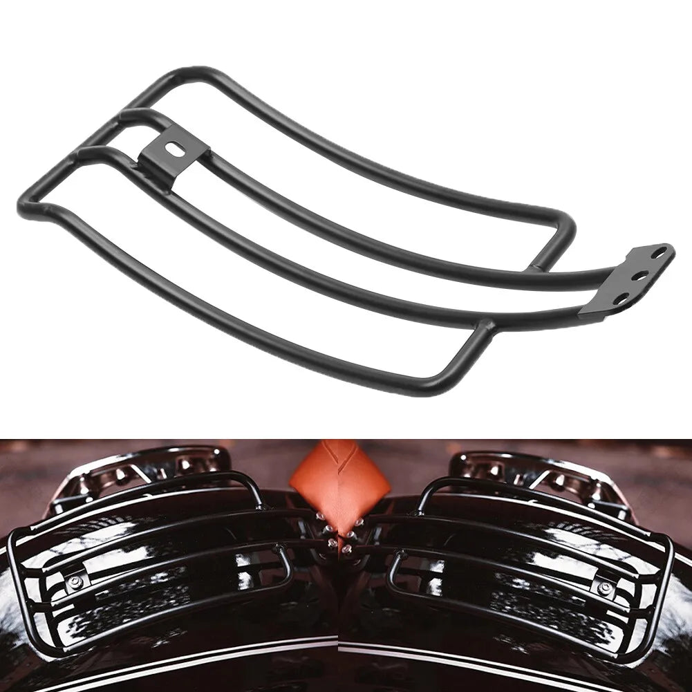 Matte Black Motorcycle Rear Solo Seat Luggage Rack Support Shelf Fit For BMW R18 for Seat R18 - Automotive LED Light