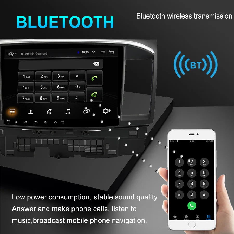 128GB Car Radio Android 14 Multimedia Video Player For Mitsubishi Lancer 2007-2018 2Din GP