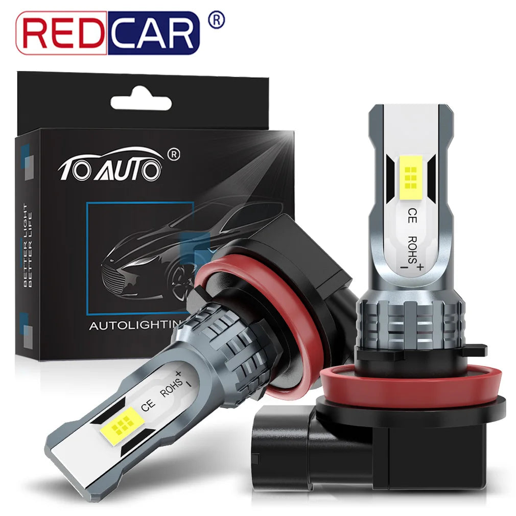 H8 H11 LED Headlights Canbus H7 9005 HB3 9006 HB4 Fog Light Bulb 30000LM 5500K LED Daytime