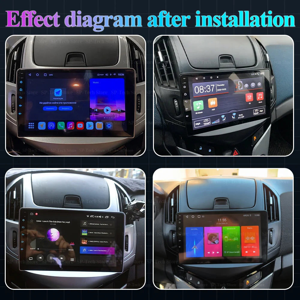 Android 16 For Chevrolet Cruze J300 J308 2012 2013 2014 2015 Car Radio Multimedia Video Pl | AUTOKITSHOP