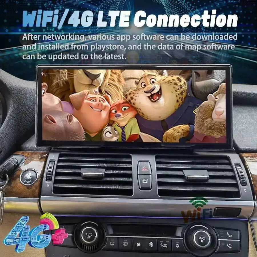 12.3inch Android14 Car Radio For Bmw E70 X5 Bmw X6 E71 CCC CIC Auto GPS Nivigation Multime | AUTOKITSHOP