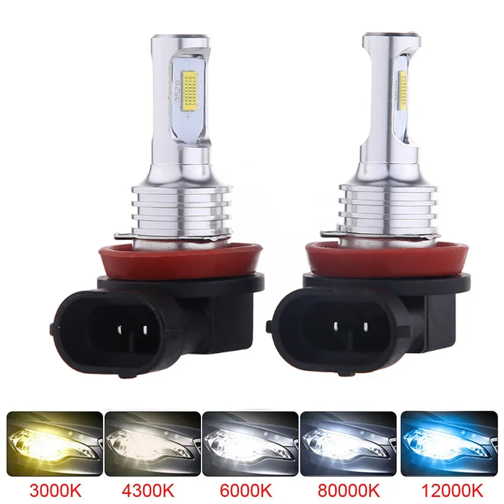 H11 H8 H9 Car Fog Light H4 H7 9006 HB4 HB3 9005 H1 H3 Led Bulbs 3570 LED Auto Driving Runn