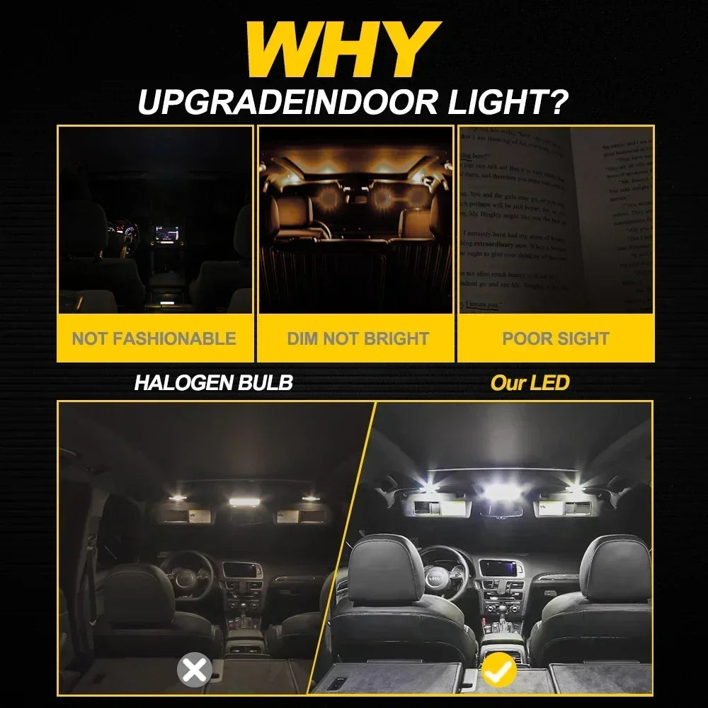 8-Piece LED Interior Light Kit for Kia Sorento - Canbus Error-Free Bulbs | AUTOKITSHOP
