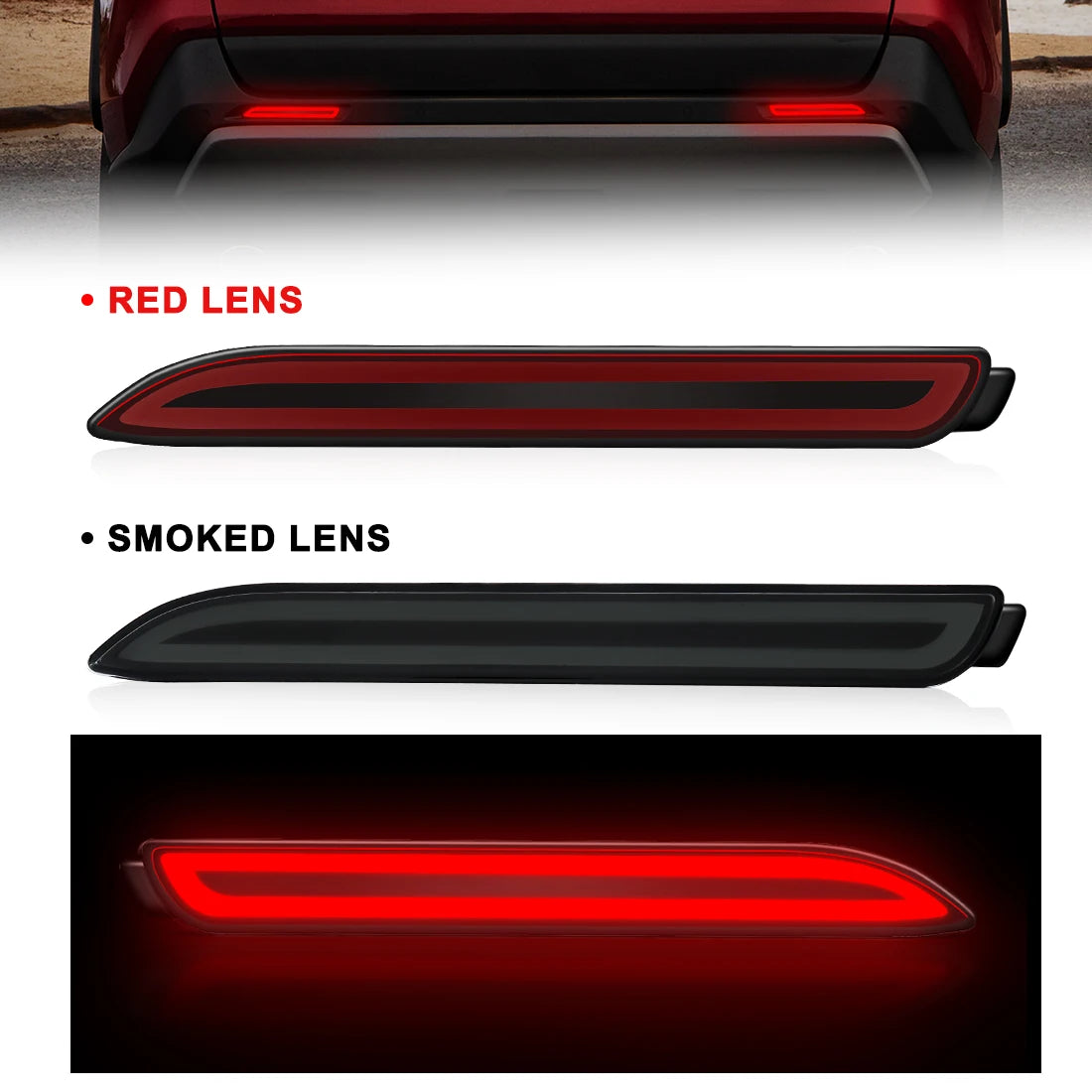 For Toyota Corolla Axio Fielder Sedan Hatchback 2007 2008-2015 2016 2017 2018 LED Rear Bum | AUTOKITSHOP