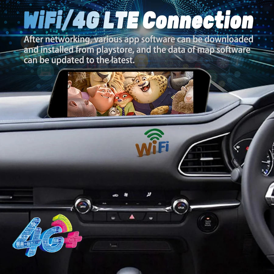 NaviRider 10.25 Inch Car Radio Stereo Multimedia PlayerFor Mazda Cx-30 CX30 Mazda 3 2021-2 | AUTOKITSHOP