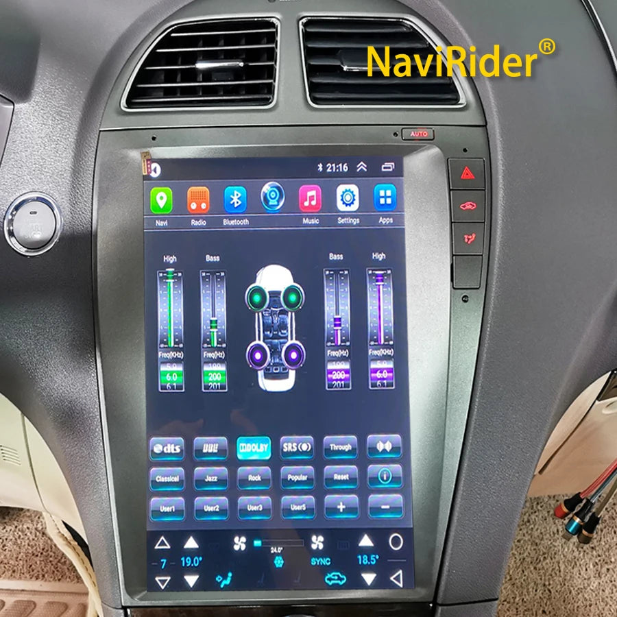 12.8inch Android touch Screen 2Din Car Radio Carplay For Lexus ES350 ES ES240 ES300 2006-2