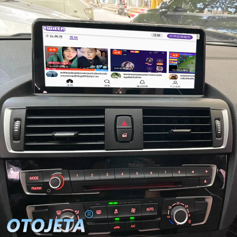 10.25" Linux Car Radio Carplay Android Auto Touch Screen For BMW 1 Series F20 2012-2016 NB
