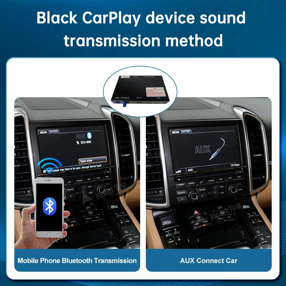 Road Top Wireless Carpaly For Porsche Boxster 718 Macan Cayman Cayenne Panamera PCM3.0 3.1 | AUTOKITSHOP