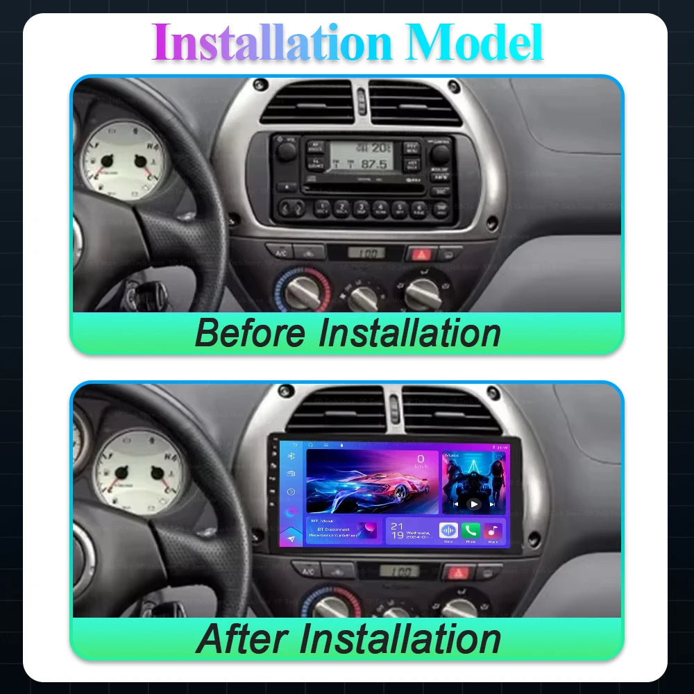 Android 16 Autoradio For Toyota Rav4 2 Ca20 Ca20w Xa20 2001- 2006 Car Radio Multimedia Pla | AUTOKITSHOP