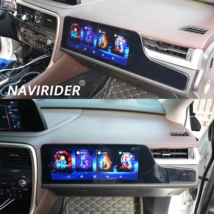 12.3Inch Copilot Smart Car Multimedia Video Player Stereo Screen For Lexus RX RX300 RX350
