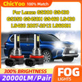 60W LED Fog Lights 20000LM Super Bright Fog Lamp 12V 6000K For Lexus GS300 GS430 GS350 GS4