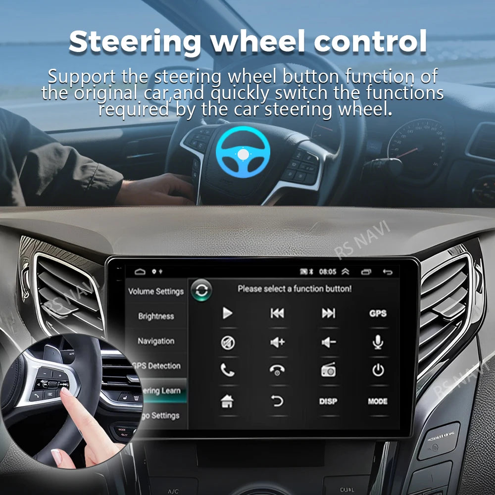 Android 16 For Hyundai i40 2011 - 2019 2K QLED Android Car Radio Multimedia Video Player G