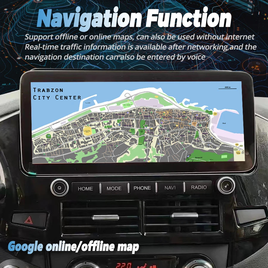 12.3inch Android 14 Car Radio Multimedia Video Player For Mitsubishi Pajero 4 V80 V88 V90