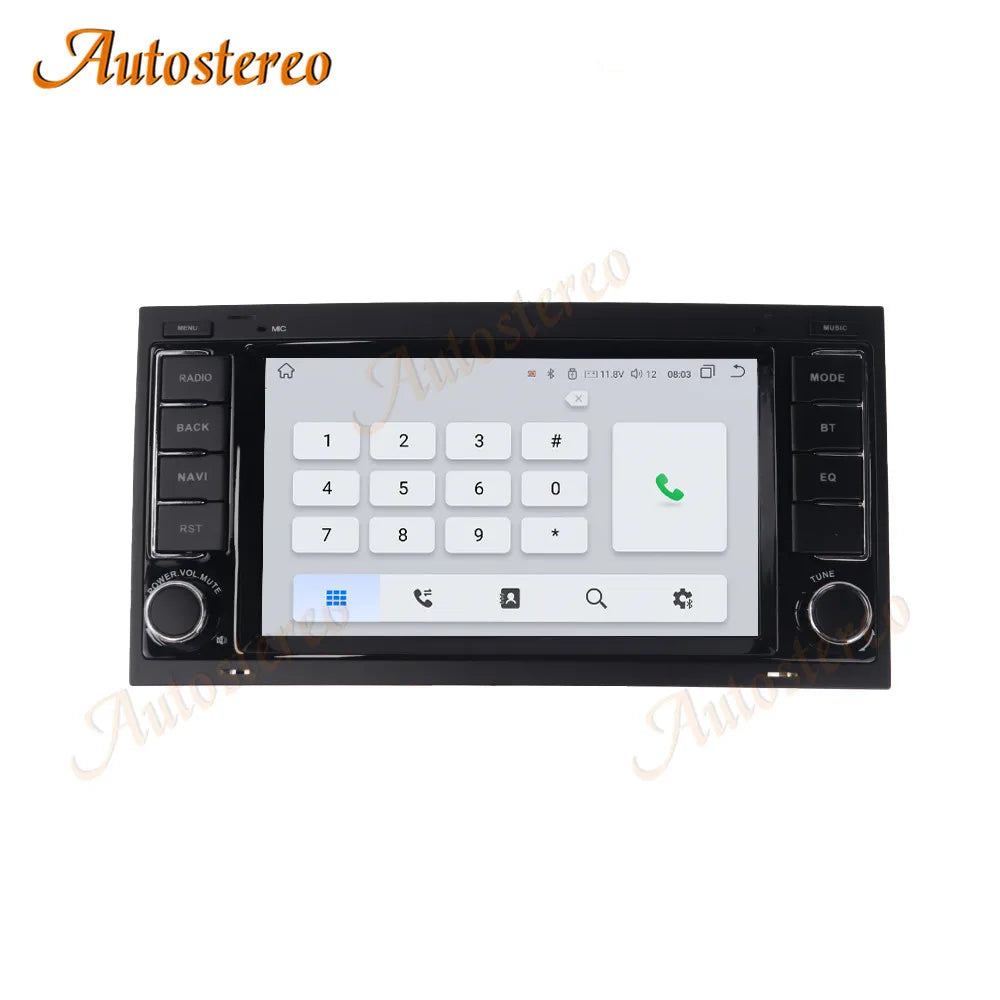 7 '' Android 14 Carplay For Volkswagen TOUAREG 2003-2010 Car GPS navigation Head Unit Mult