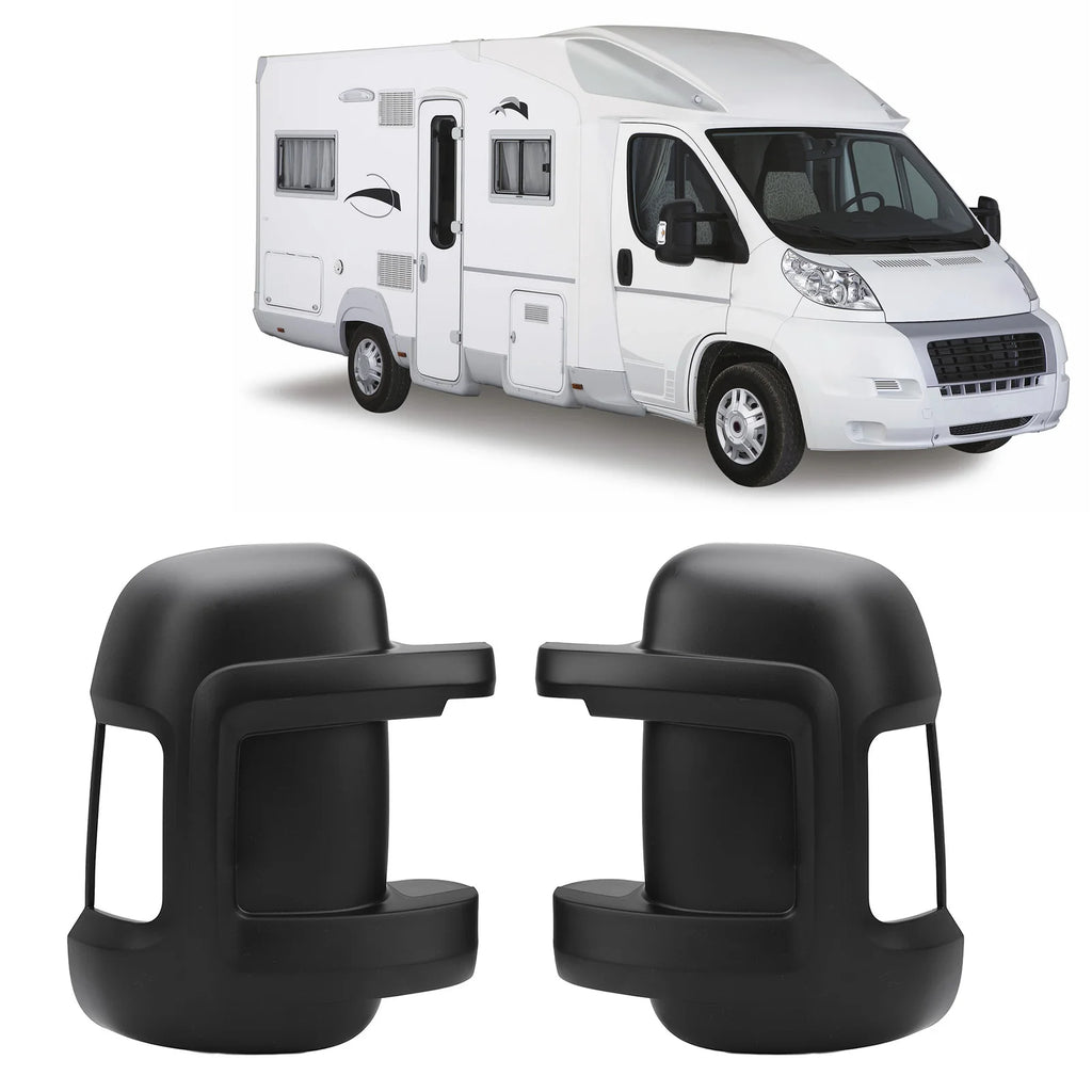 Car Rearview Mirror Cover Cap Protective High Strength Side Mirror Cover Trim for Ducato 250 200 - Automotive LED Light