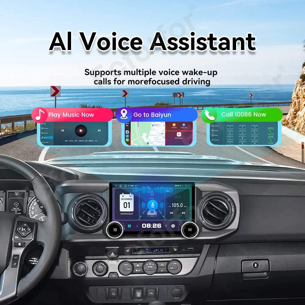Advanced Android 15 Car Multimedia Player 11.5 Inch HD Large Screen Wireless CarPlay GPS N