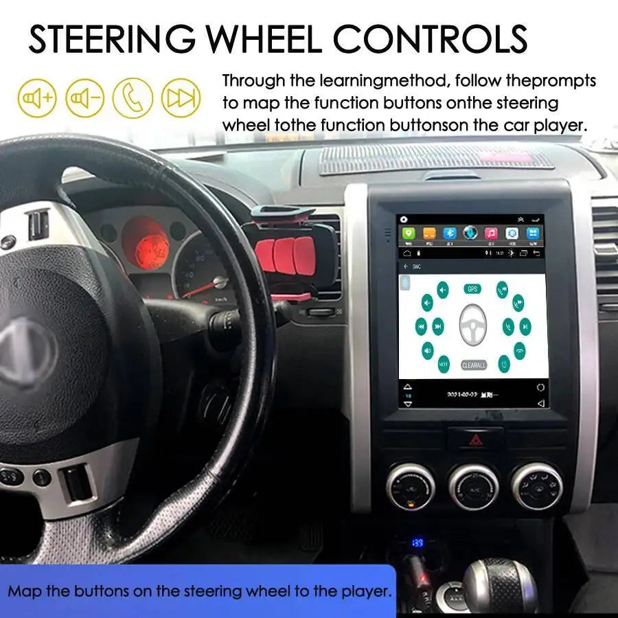 AHD GPS DSP 256GB SCREEN For Nissan Xtrail MX6 X-trail T31 2007-2015 Android 15 wireless B