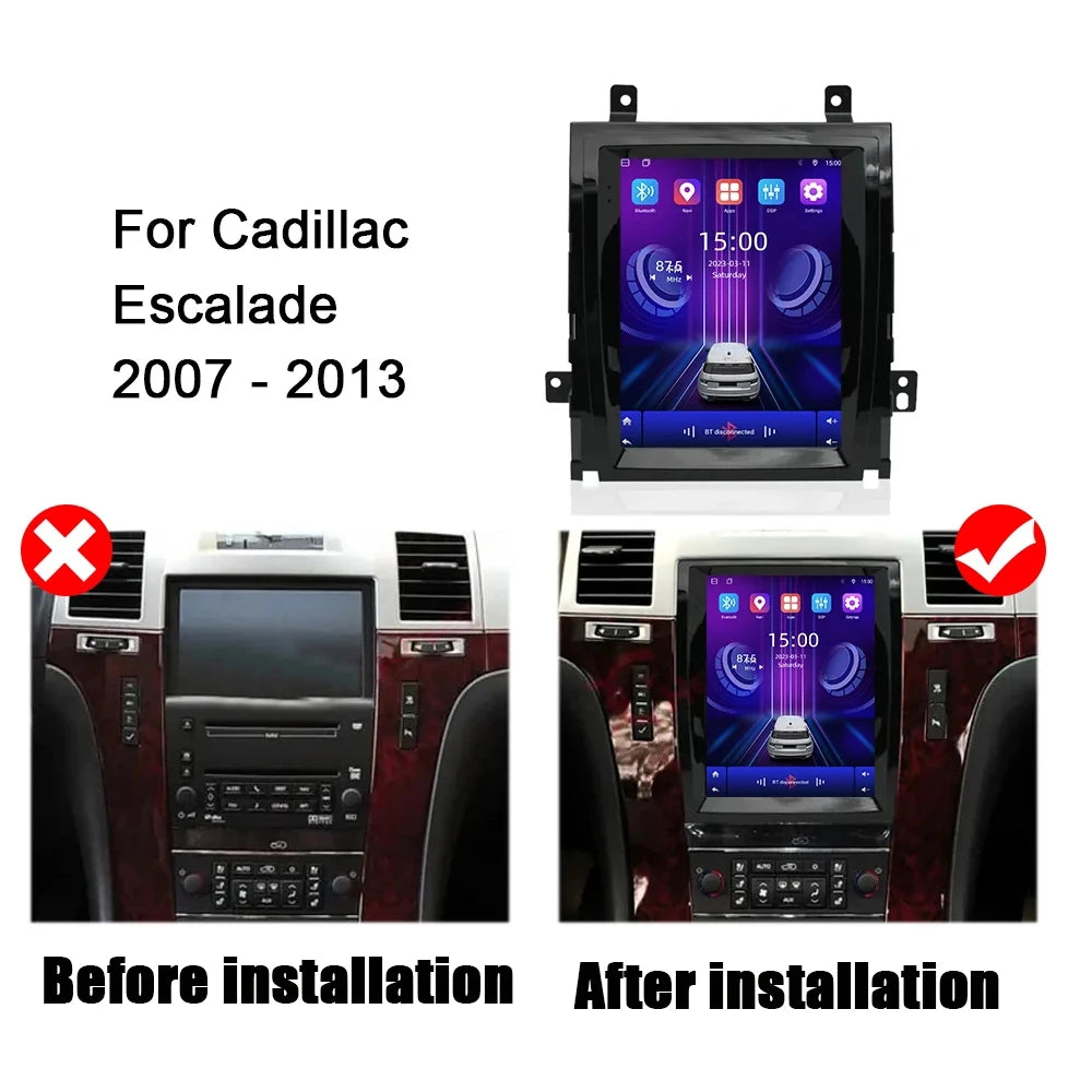 Car Radio Multimedia Player GPS Navigation Stereo For Cadillac Escalade 2007 2008 2009 201