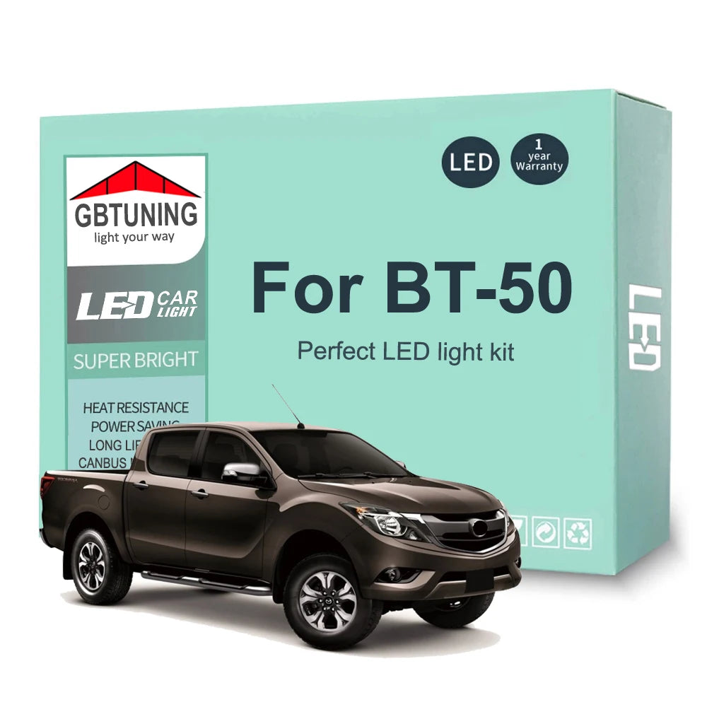 LED Interior Light Kit for Mazda BT-50 BT50 2006-2015 - Canbus Dome Map Door Trunk Bulbs | AUTOKITSHOP