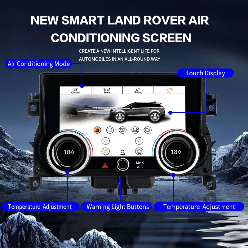 7inch Newest HD AC Panel Climate For Land Rover Evoque L551 L538 2012-2018 Air Condition B