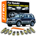 ZITWO 12Pcs For Suzuki Grand Vitara Escudo 1999 2000 2001 2002 2003 2004 2005 LED Bulb Interior  - Canbus LED Car Light