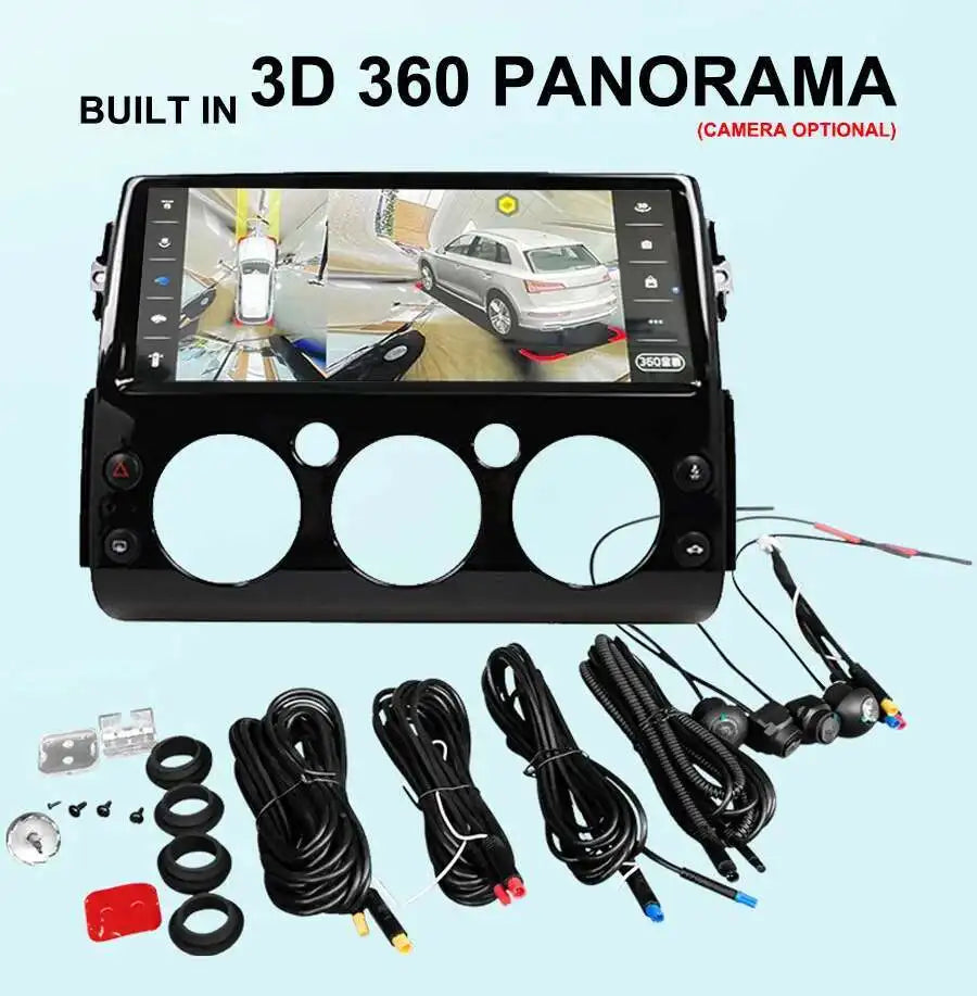 Android 15 Stereo 12.3inch For Toyota FJ Cruiser J15 2006 - 2020 Car Radio Multimedia Play