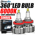 5200W 5500000LM H7 LED Car Headlight Canbus 360 H1 9005 HB3 9006 HB4 Turbo Bi Led Projecto