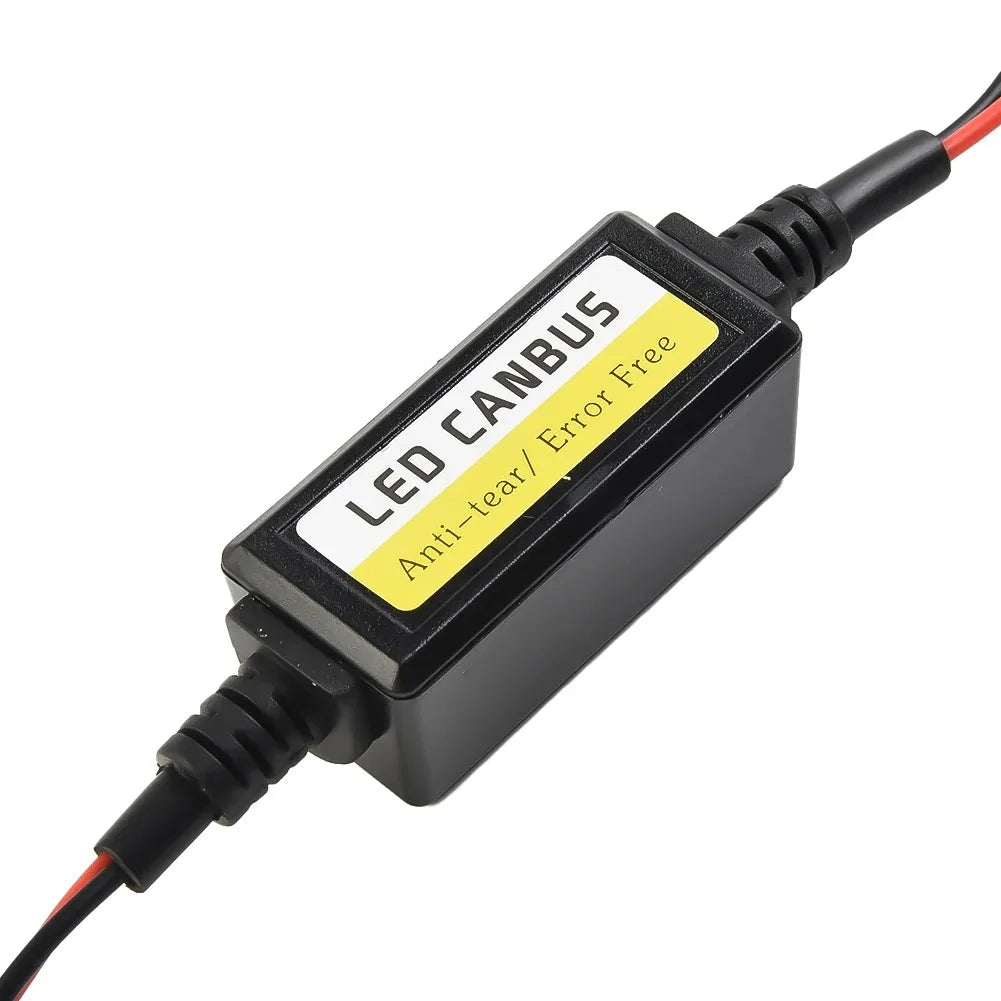 H7 Headlight LED Canbus Decoder 9V-16V Canceller Error Free Resistor Anti Flicker Warning
