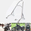 Motorcycle Chrome Detachable Rear Passenger Sissy Bar Backrest For Harley Sportster Iron XL 883  - Automotive LED Light