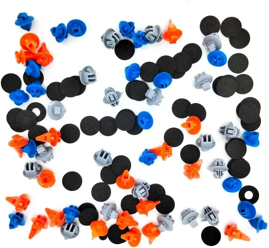 Front Door Trim Body Repair Panel Clip Assortment Kit For Toyota Prado 120