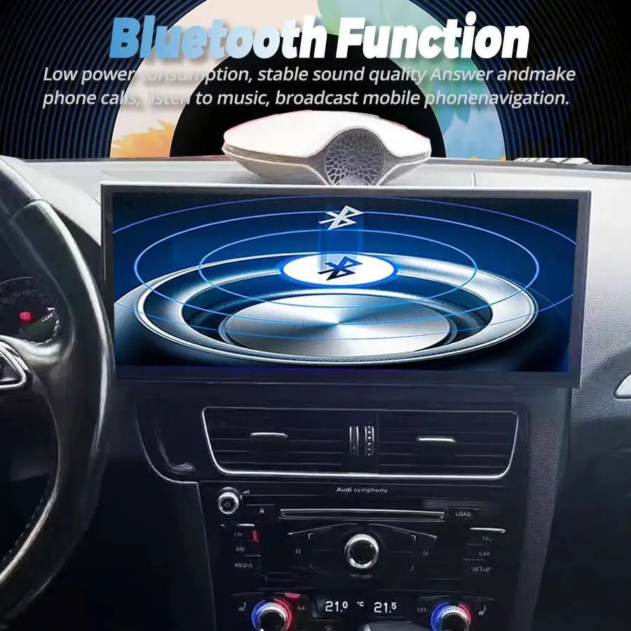 Wireless CarPlay Car Radio QLED Screen Navi For AUDI q5 GPS Multimedia Bluetooth DSP Andro