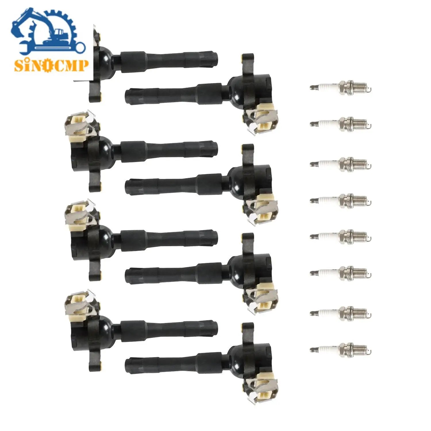 Ignition Coils+ 8Pcs Iridium Spark Plug for 1996-2002 BMW 328i 330i 528i 530i 62B56 IC417
