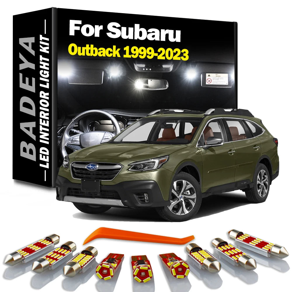 BADEYA LED Interior Dome Reading Map Light Kit For Subaru Outback BL BP BR BS 1999- 2018 2